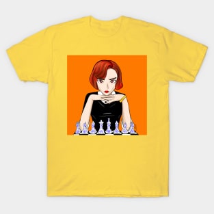 Beth the queen’s gambit in chessmaster Art T-Shirt